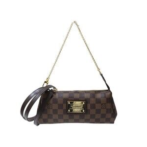 Louis Vuitton Eva handbag shoulder bag strap Damier Ebene leather crossbody